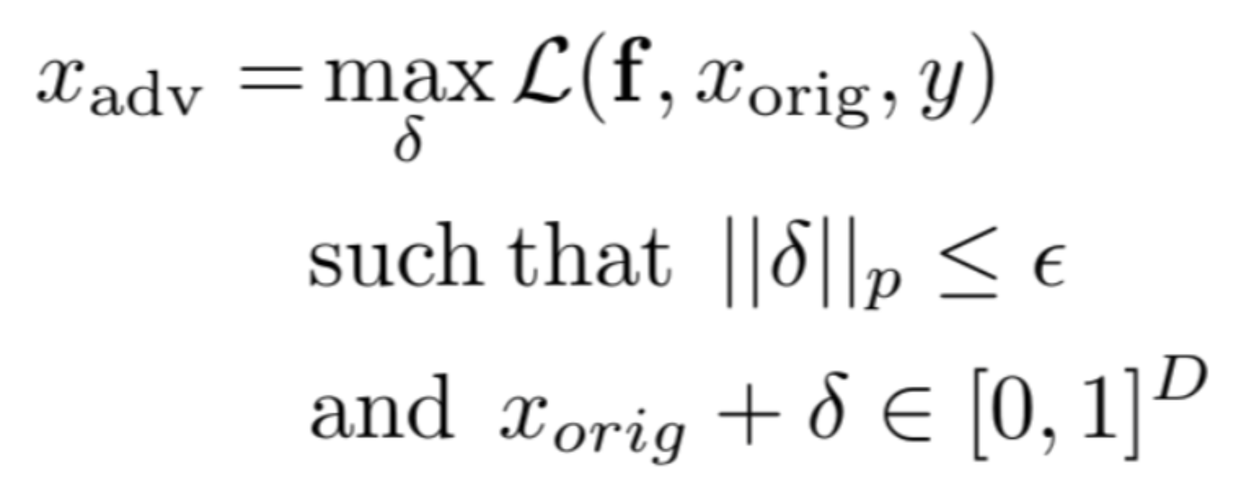 对抗样本的定义
